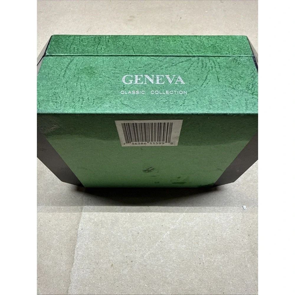 Geneva Mens Womens Classic Collection Round Shape Luxury Wristwatch Set
